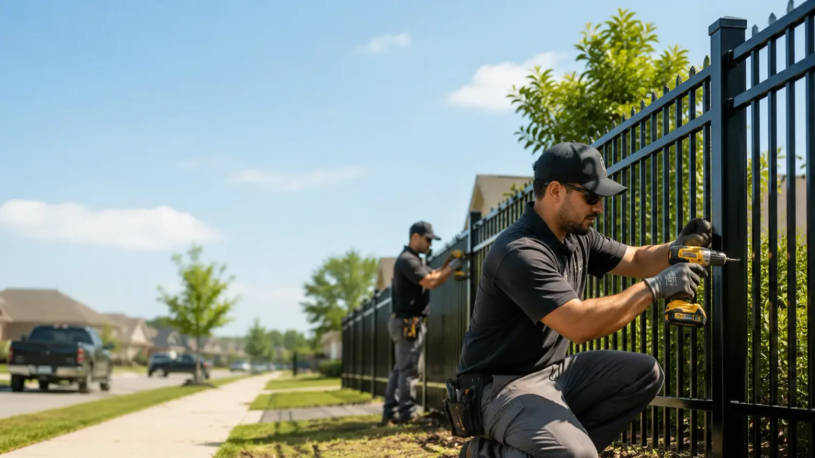 Metal Fence Installation in Aroma Park, IL